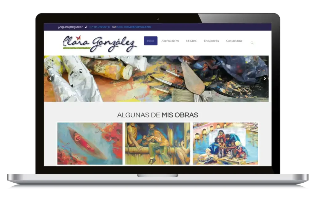 Clara López – Sitio Web Artístico
