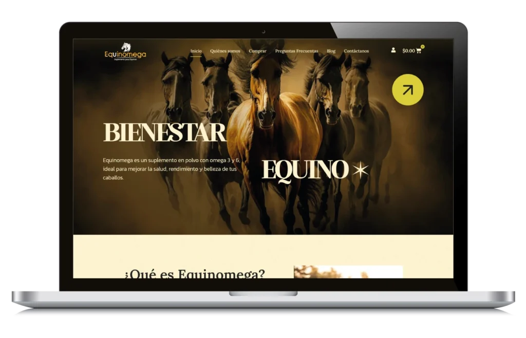 Equinomega – Ecommerce de Alimentos para Equinos